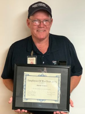David Achievement Award on the Mississippi gulf coast; Southern Pest Control